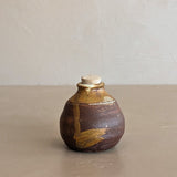 Miniature Studio Pottery Vase with Cork