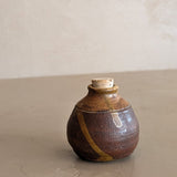 Miniature Studio Pottery Vase with Cork