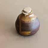 Miniature Studio Pottery Vase with Cork