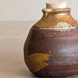 Miniature Studio Pottery Vase with Cork