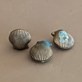 Vintage Brass Scallop Shell with Slit