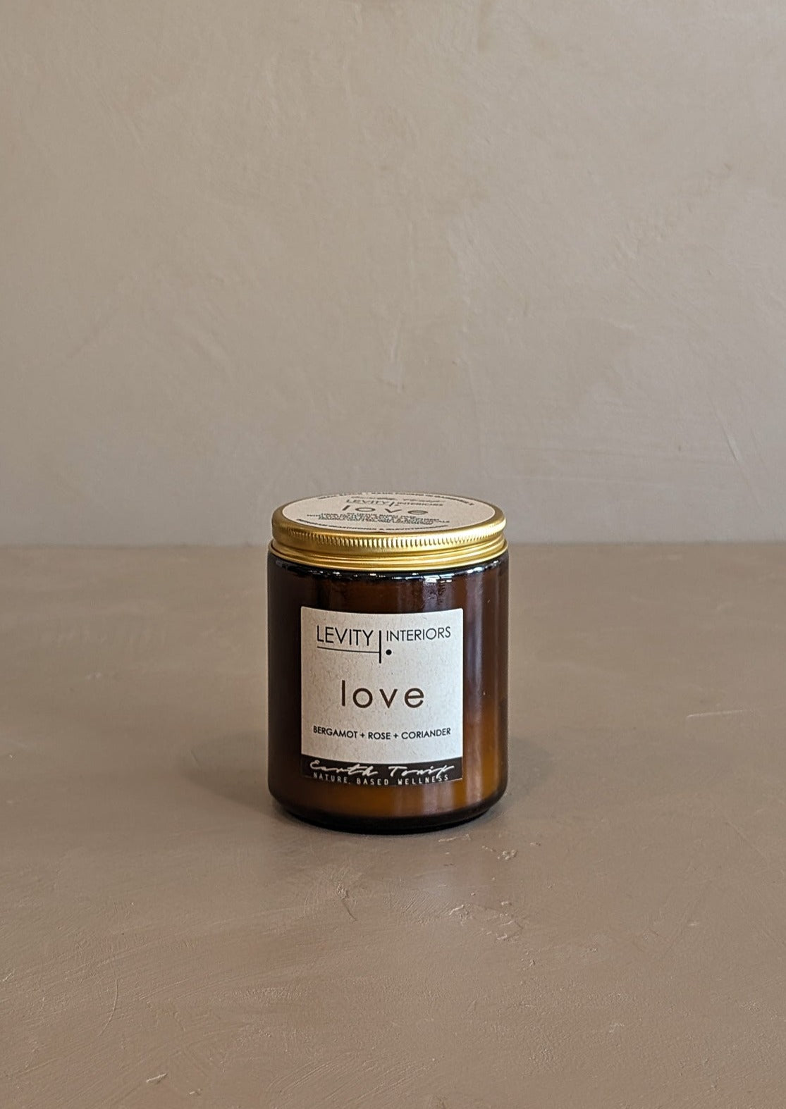 Custom Levity Interiors x Earth Tonix "Love" Candle