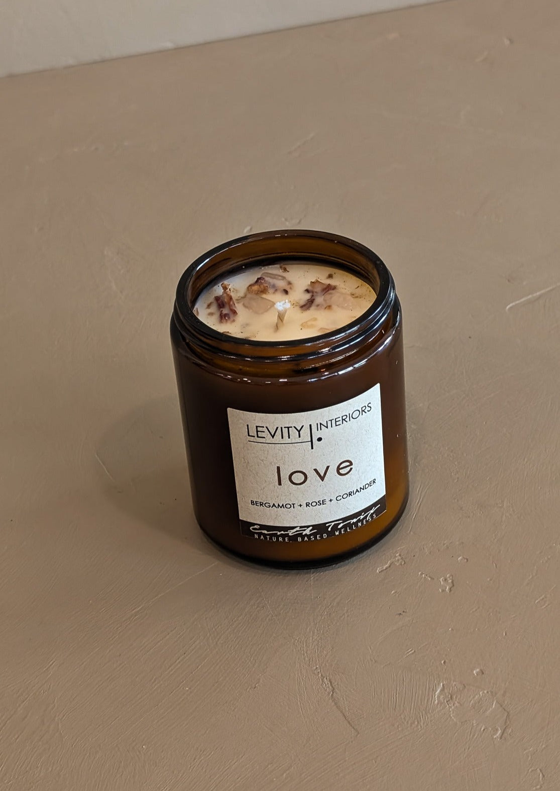 Custom Levity Interiors x Earth Tonix "Love" Candle