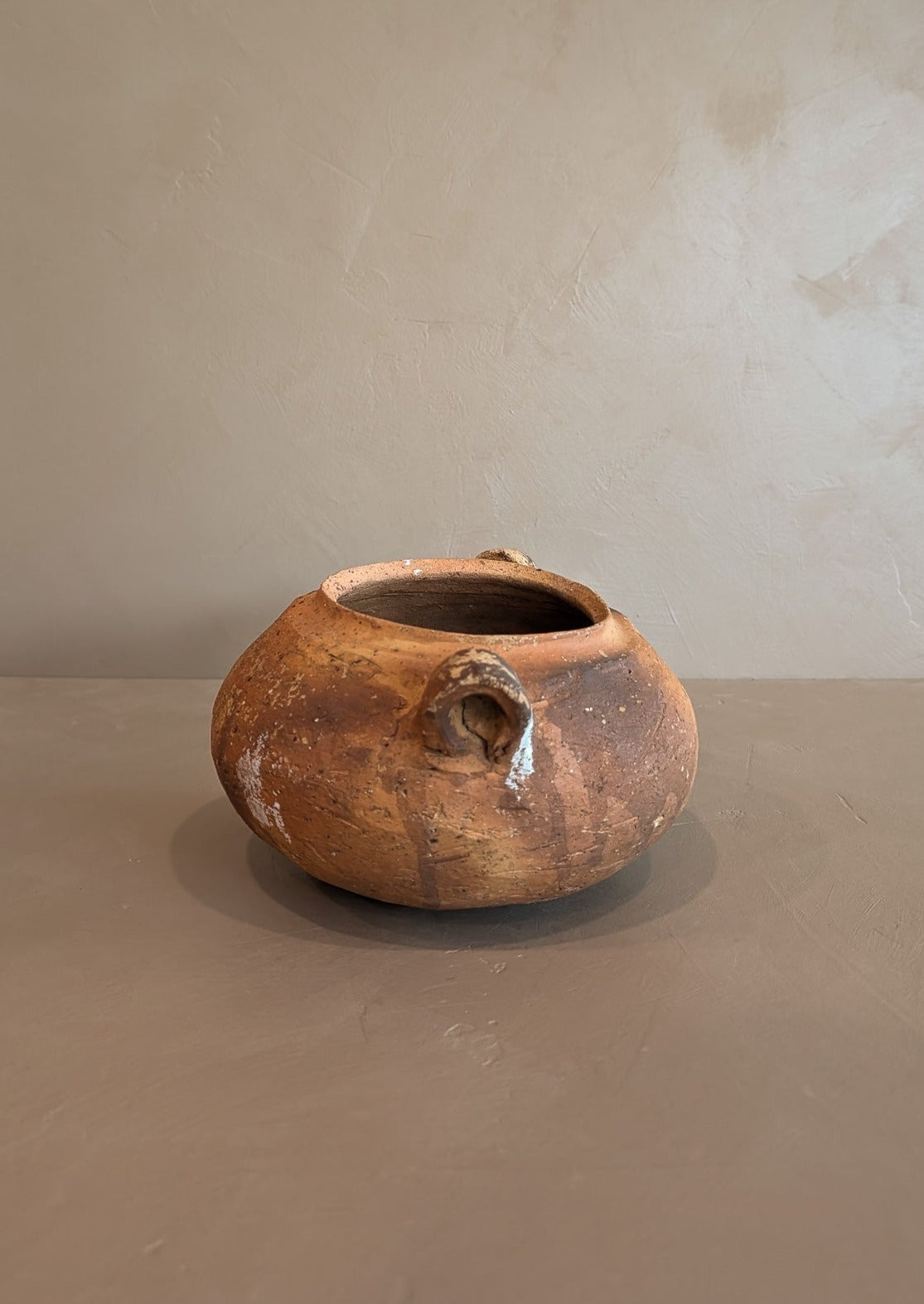 Handmade Colombian Clay Pot with Drainage Hole #2