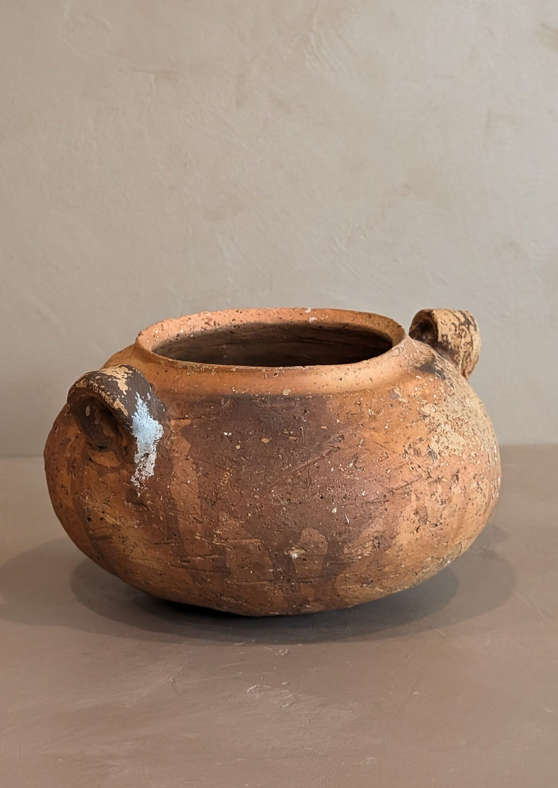 Handmade Colombian Clay Pot with Drainage Hole #2