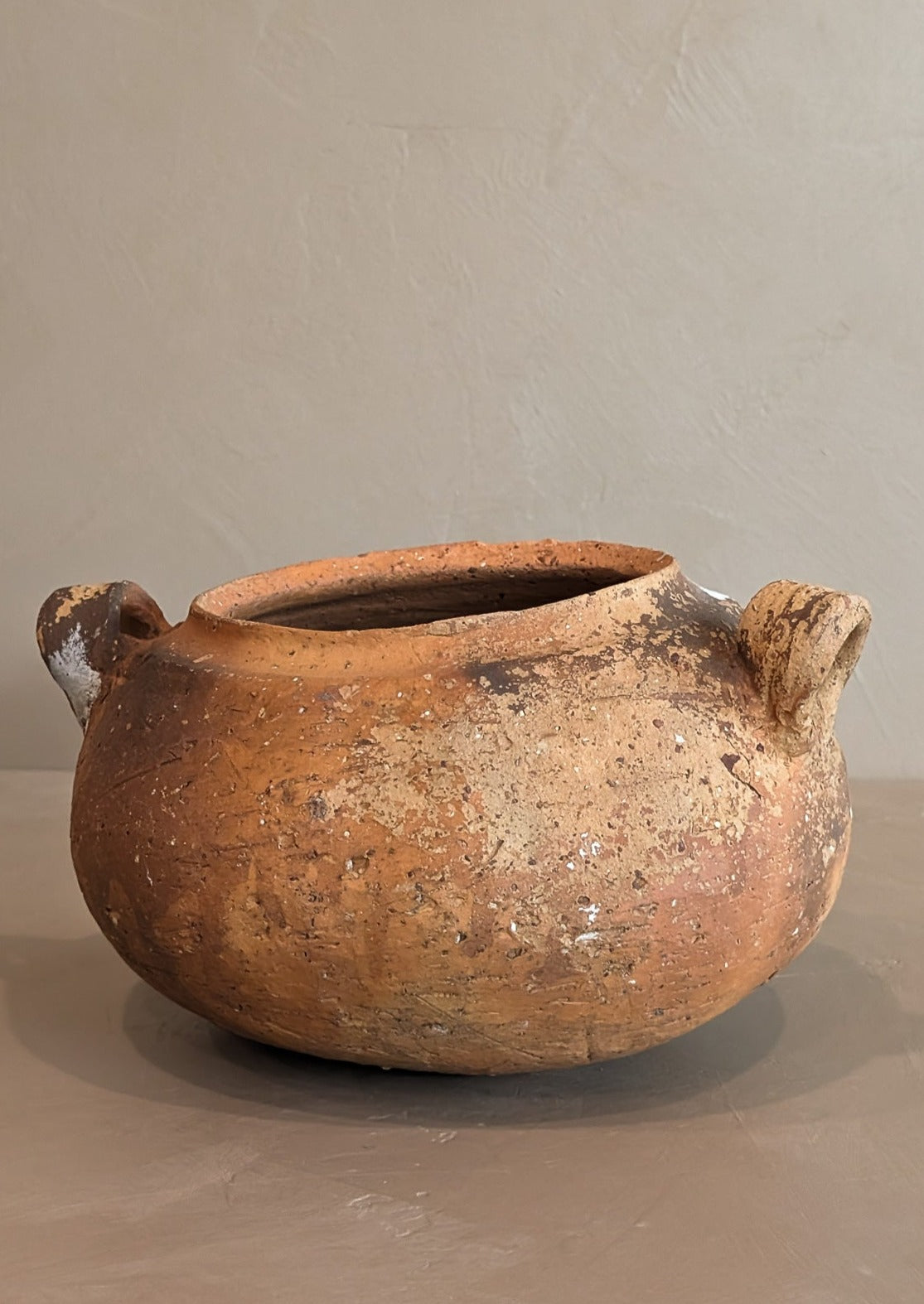 Handmade Colombian Clay Pot with Drainage Hole #2