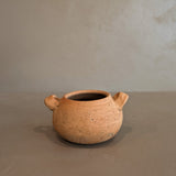 Petite Handmade Colombian Clay Pot with Drainage Holes #3