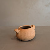 Petite Handmade Colombian Clay Pot with Drainage Holes #3