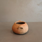 Petite Handmade Colombian Clay Pot with Drainage Holes #3