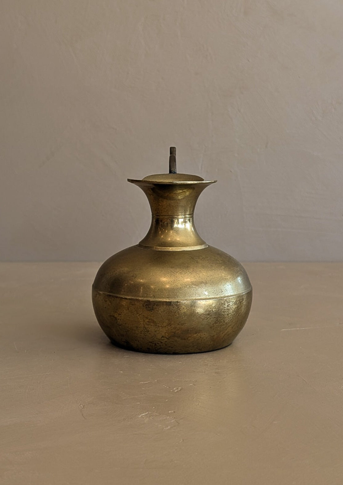 Petite Vintage Brass Pitcher