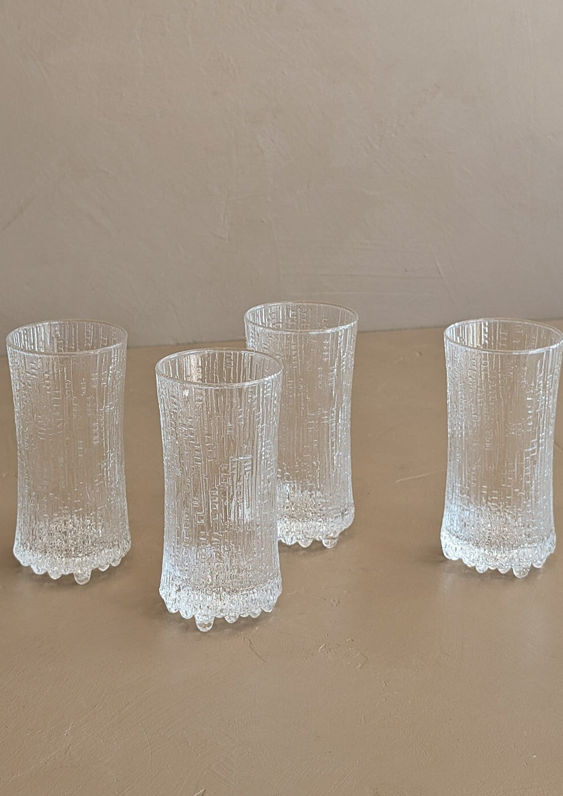 Set of 4 Tapio Wirkkala Ultima Thule Sparkling Wine Glasses