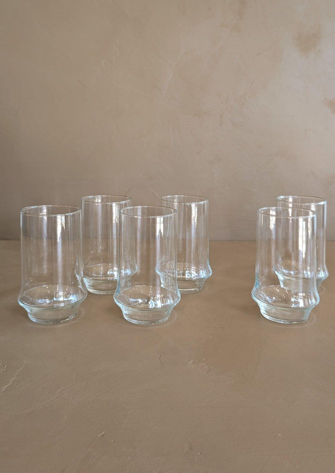 Vintage Clear Libbey Glasses - Short