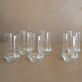 Vintage Clear Libbey Glasses - Short