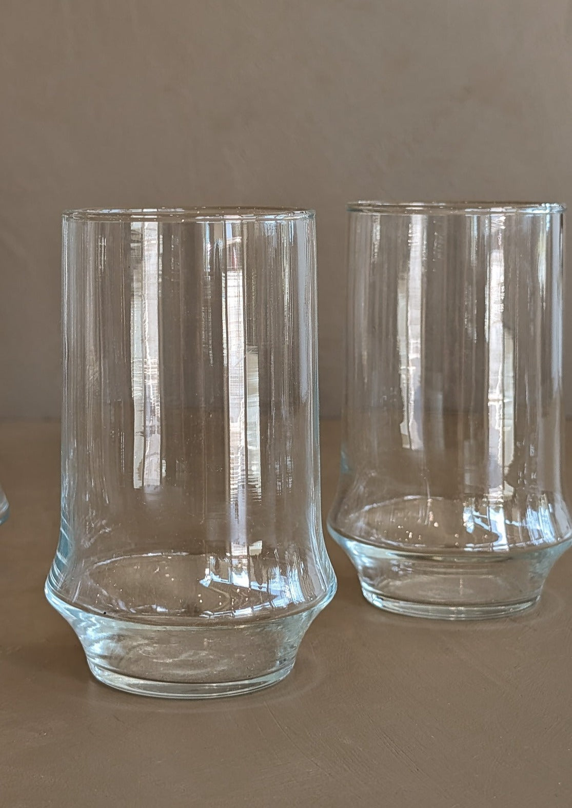 Vintage Clear Libbey Glasses - Short