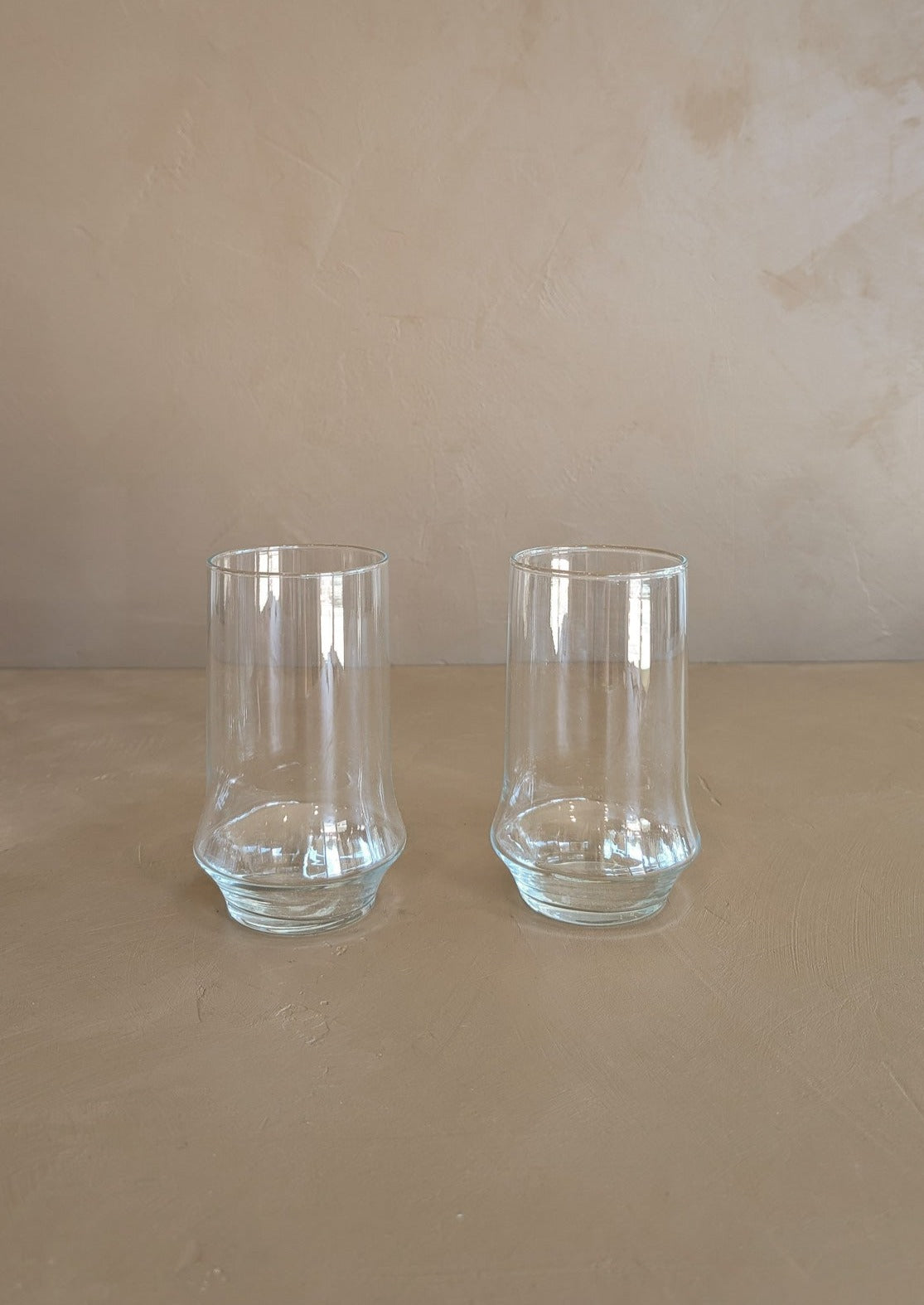 Pair of Vintage Clear Libbey Glasses - Regular
