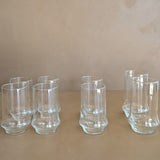 Vintage Clear Libbey Glasses - Short