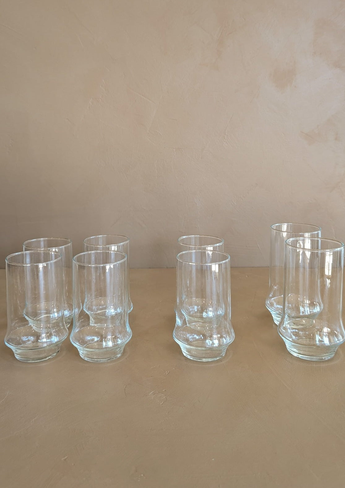Pair of Vintage Clear Libbey Glasses - Regular