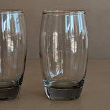 Set of 5 Vintage Curved Glasses