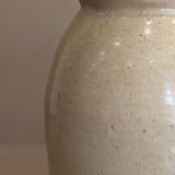 Antique Salt-Glazed Crock with Brown Interior