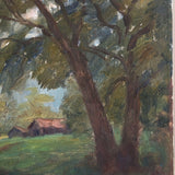 Original Impressionist-Style Landscape Painting "North Georgia Farm" by Roy Kneeburg