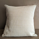 20" x 20" Neutral Turkish Pillow Cover with Batik Backing #1