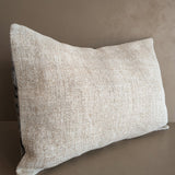 16" x 24" Neutral Turkish Pillow Cover with Batik Backing