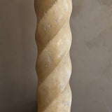 Vintage Michael Taylor-Style Twisted Plaster Lamp