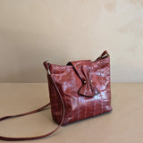 Vintage Pierre Cardin Oxblood Genuine Eel Skin Purse