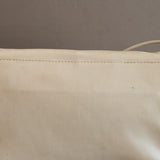 Vintage Double Pocket Cream Purse