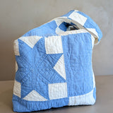 Vintage Handmade Blue and White Quilt Purse