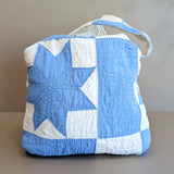 Vintage Handmade Blue and White Quilt Purse