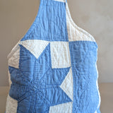 Vintage Handmade Blue and White Quilt Purse