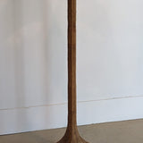 Vintage Wicker Floor Lamp and Matching Original Wicker Lampshade