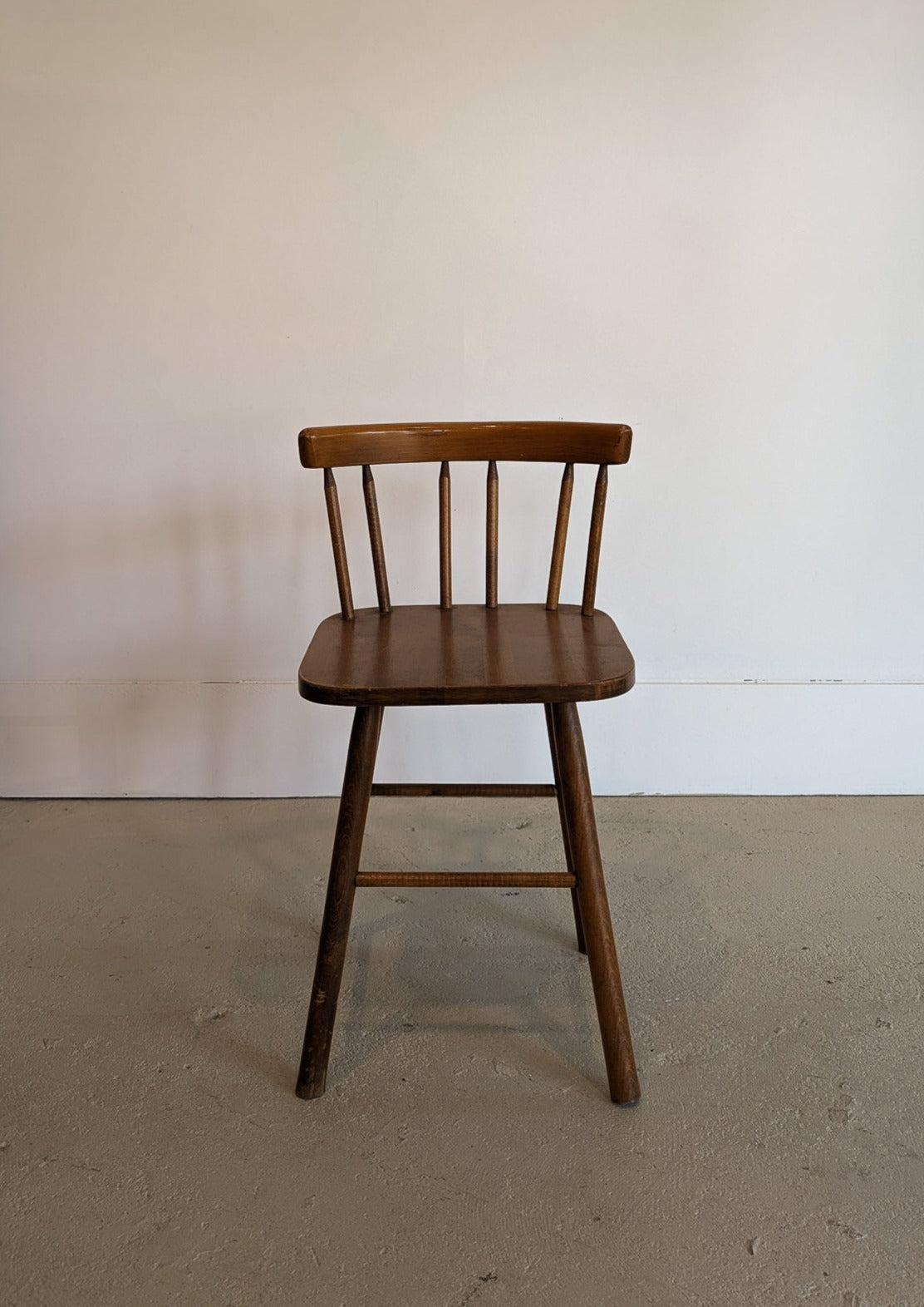 Vintage Paul McCobb-Style Wooden Accent Chair