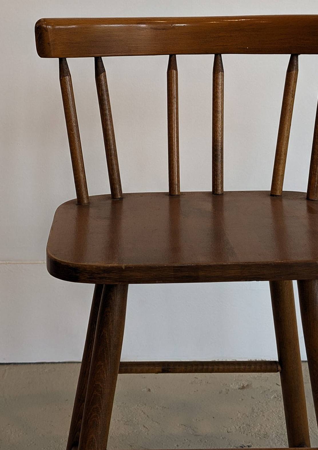 Vintage Paul McCobb-Style Wooden Accent Chair