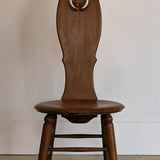 Antique Welsh Wooden Spinning Chair