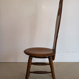 Antique Welsh Wooden Spinning Chair