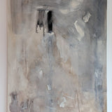 "Again" Original 30" x 40" Neutral Abstract Painting