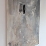 "Again" Original 30" x 40" Neutral Abstract Painting