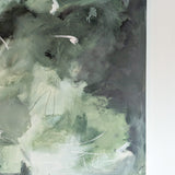 "Together" Original 36" x 36" Green Abstract Painting