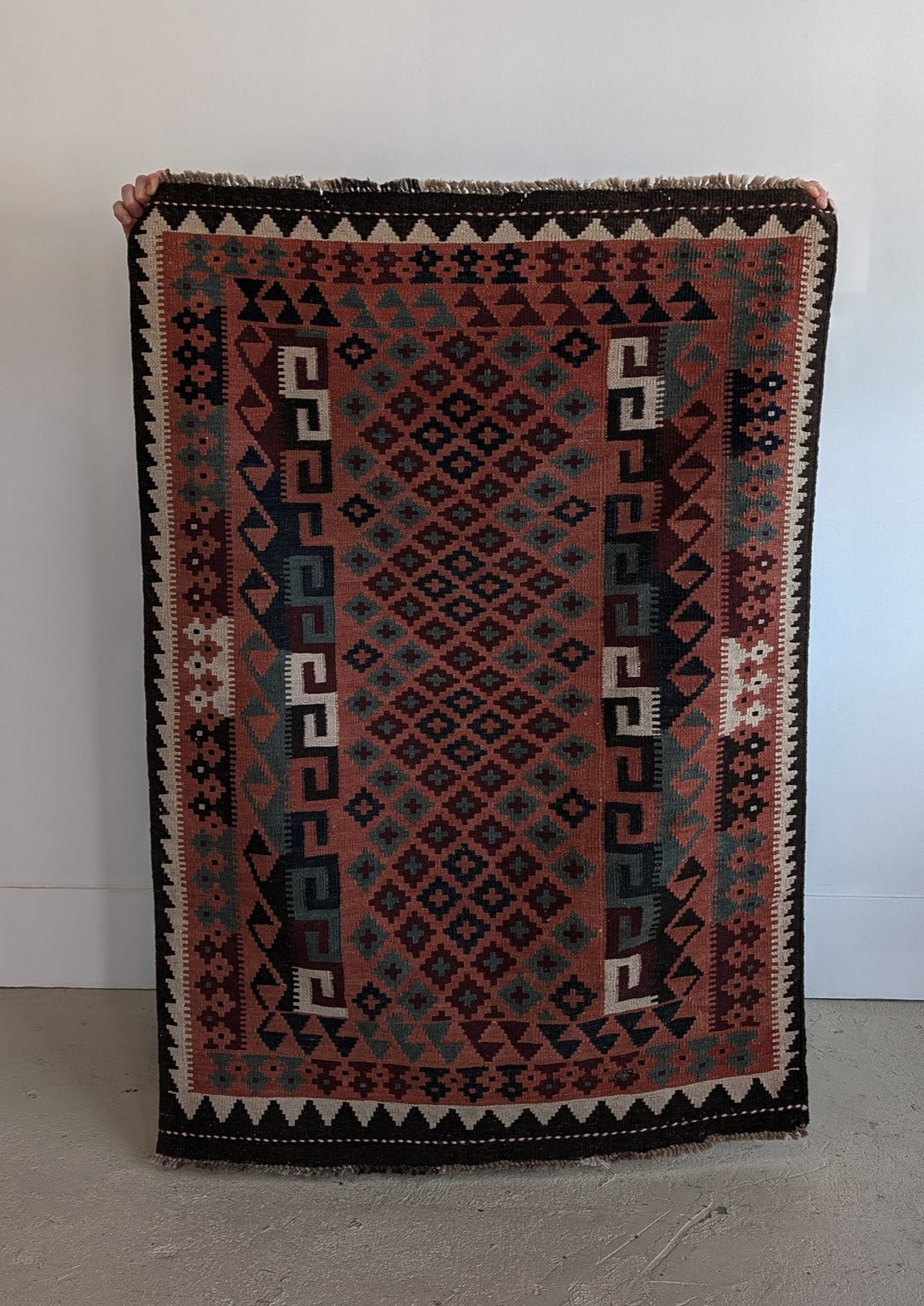 Vintage Kilim Rug 4'10" x 3'4"