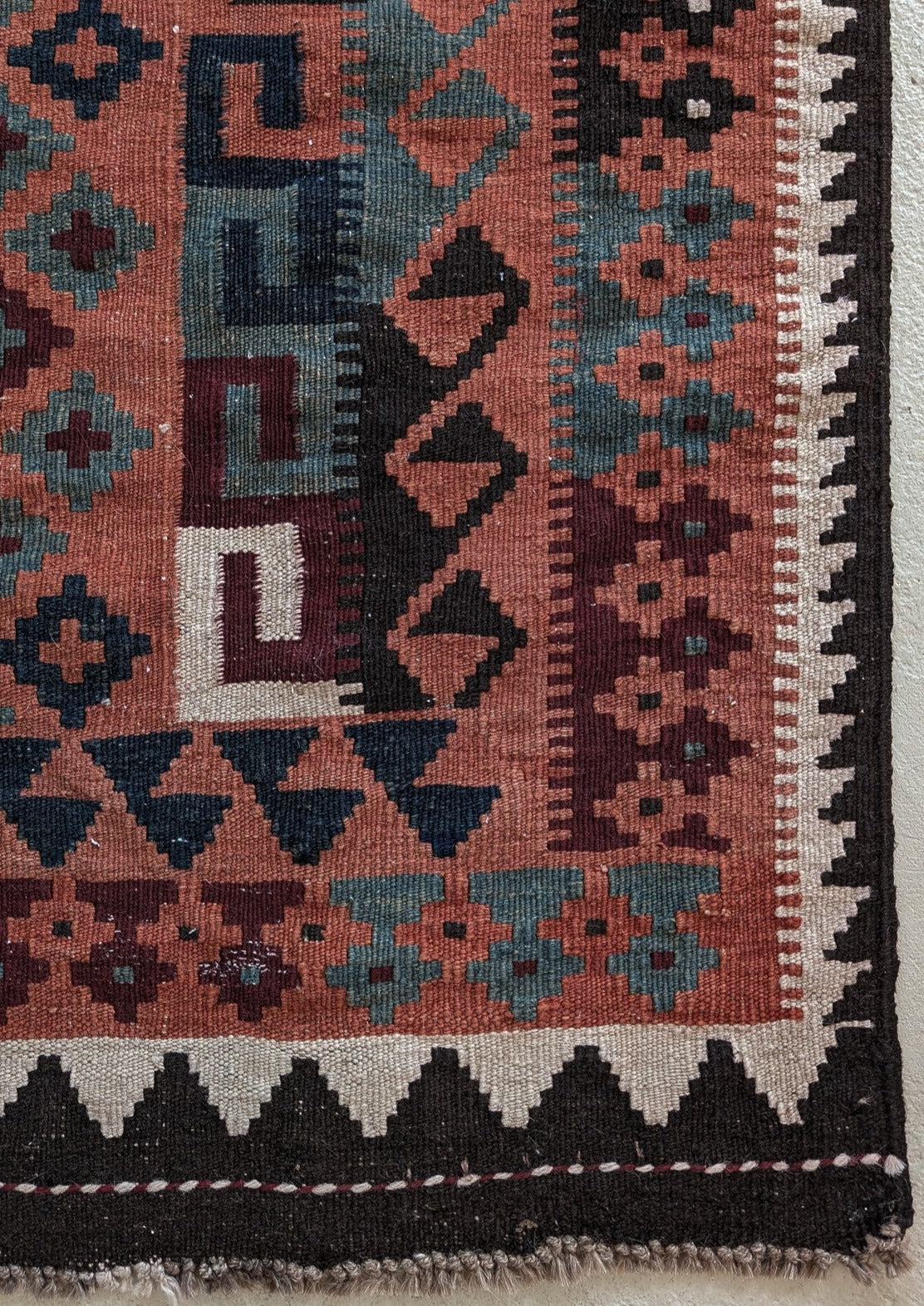 Vintage Kilim Rug 4'10" x 3'4"