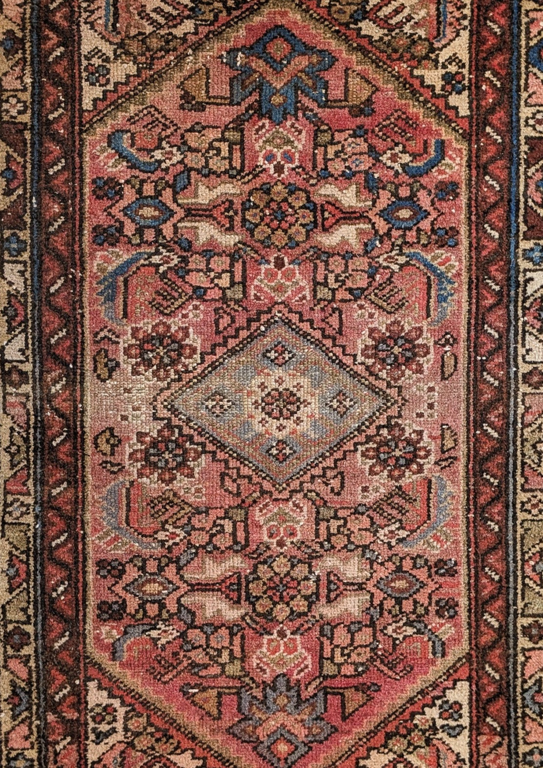 Vintage Persian Rug 4' x 2'4"