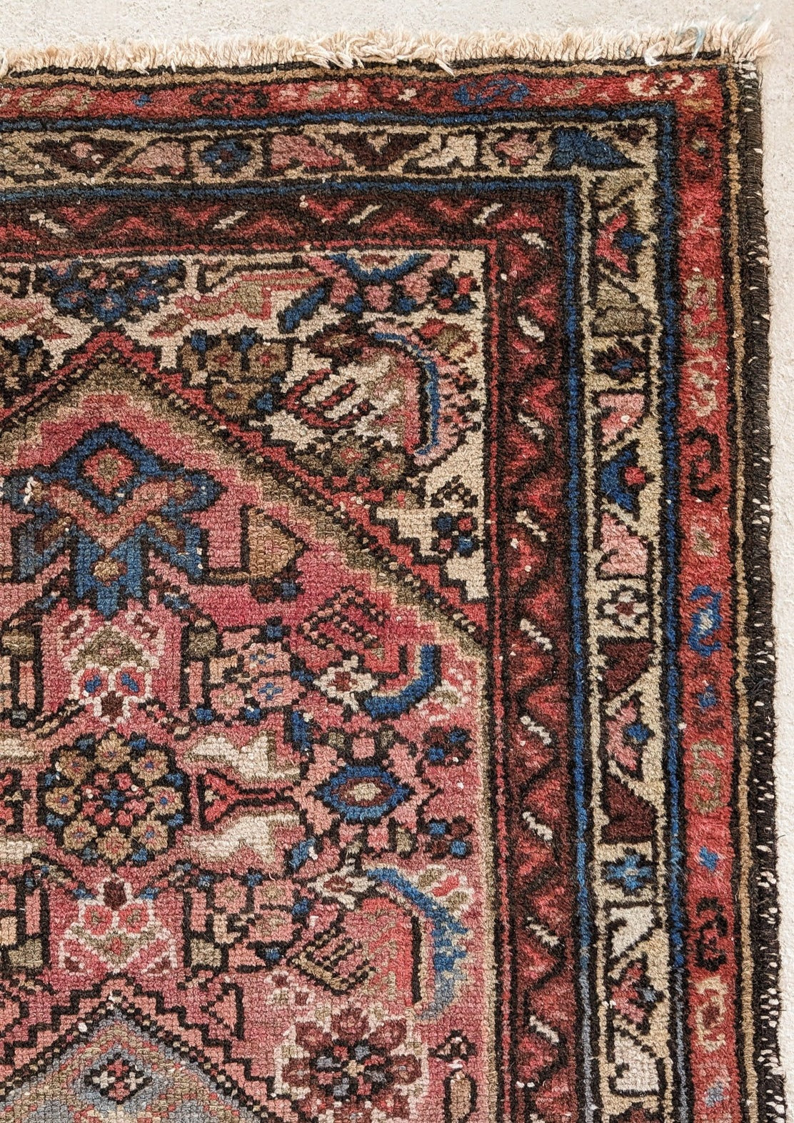 Vintage Persian Rug 4' x 2'4"