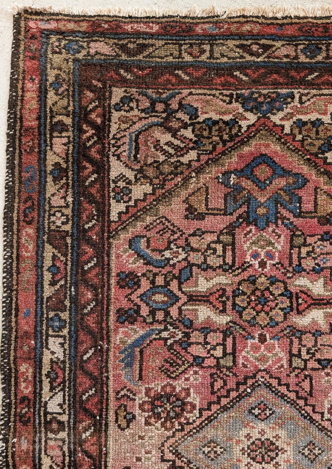 Vintage Persian Rug 4' x 2'4"