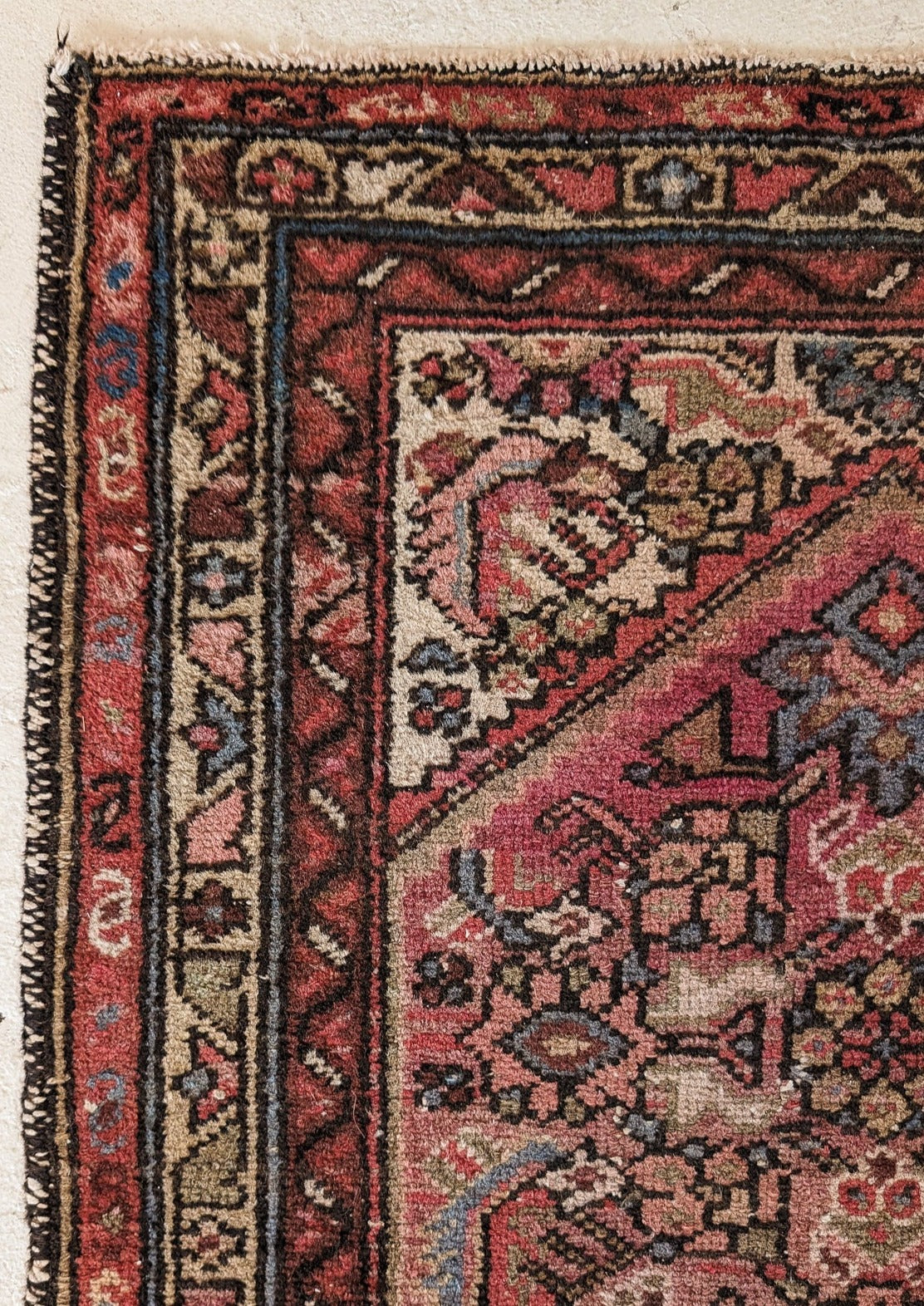 Vintage Persian Rug 4' x 2'4"