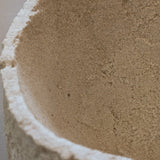 Unique Heavy Biomorphic Plaster and Sand Hanging Wall Sculpture