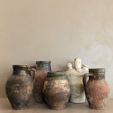 Vintage Turkish Olive Oil Jug