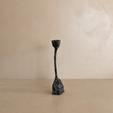 Vintage Brutalist Bronze Paul Evans-Style Candleholder