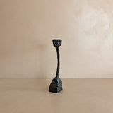 Vintage Brutalist Bronze Paul Evans-Style Candleholder